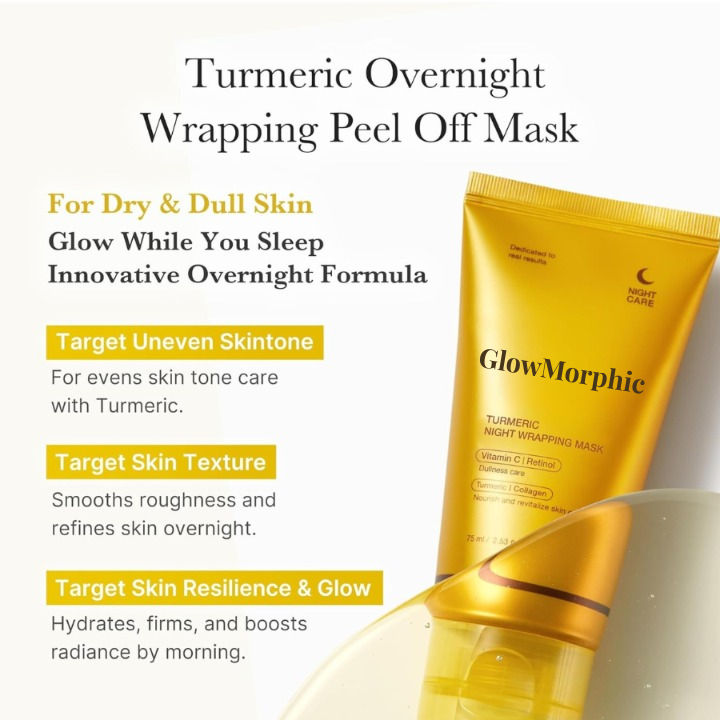 TURMERIC COLLAGEN NIGHT MASK - GlowMorphic